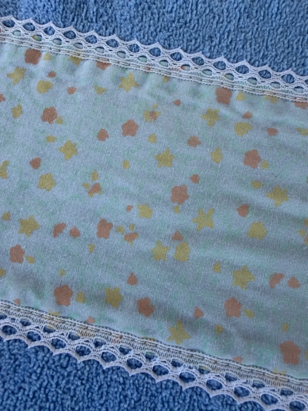 VTG Country Goose 3-Piece Bath Towel Set Blue Farmhouse Cottage RA Briggs FLAW - Picture 8 of 16